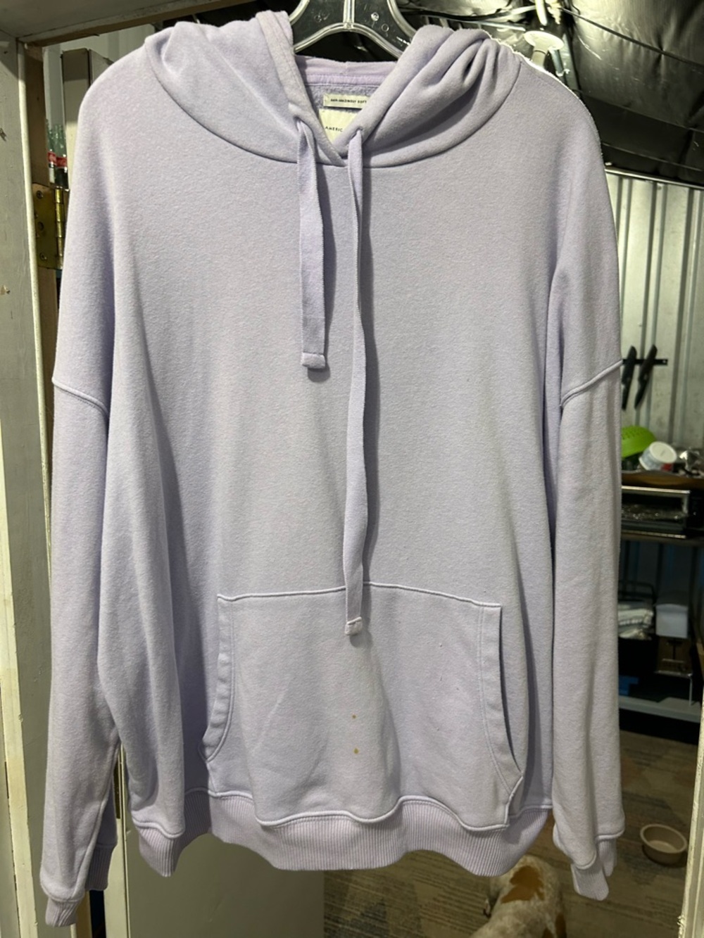 Lavender Hoodie Sweater - Relaxed Pullover